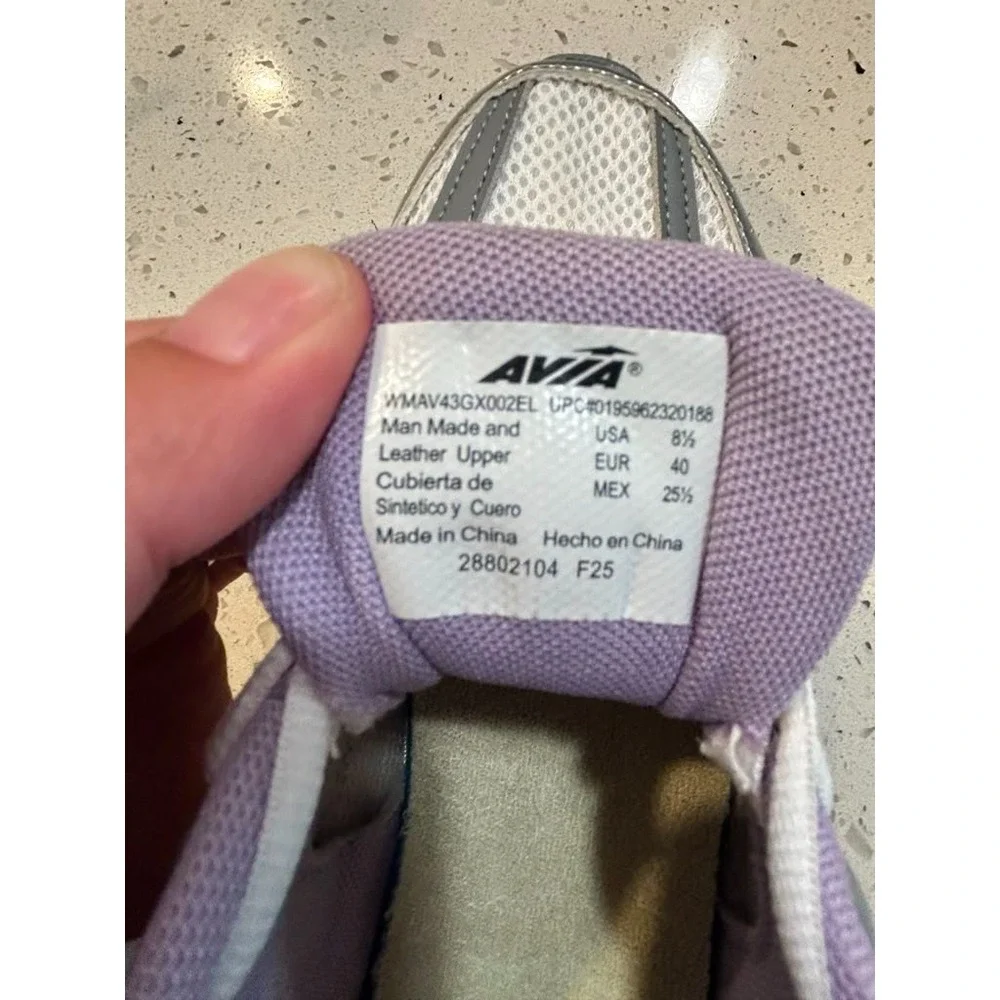Avia 5000 Women's Sneakers Size 8.5 – Silver Gray Purple